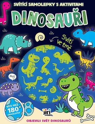 Produktbild von Svietiace samolepky s aktivitami Dinosaury