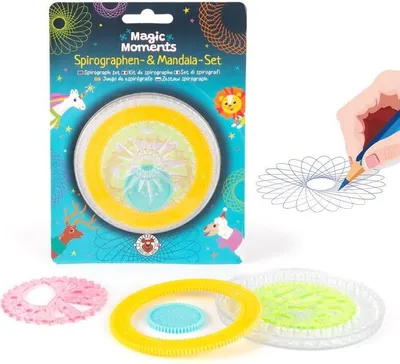 Produktbild von TRENDHAUS Spirographen & Mandala Set 6-teilig