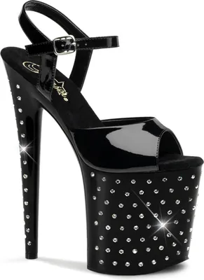 Produktbild von STARDUST-809 Damen Sandale von Pleaser, Schwarz EU 36, US 6