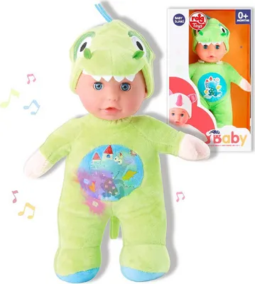 Obrázek produktu pro Panenka Reig dinosaurus plyšová hračka zelená 30 cm (30 cm)
