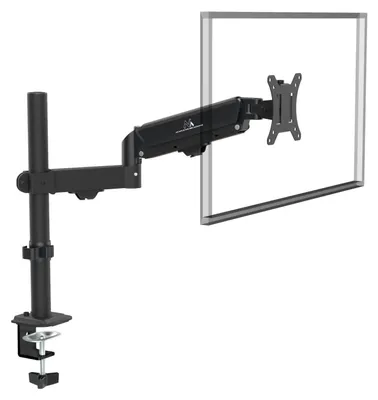 Obrázok produktu pre Držiak monitora 17-32", s plynovou pružinou, výškovo nastaviteľný, otočný a naklápateľný