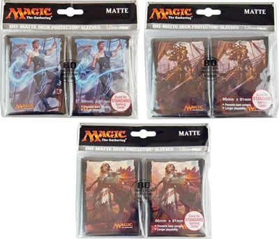 Produktbild von 80 Ixalan Magic MtG Sleeves - Ultra Pro (66x91mm)