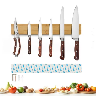 Immagine prodotto di Porta coltelli magnetico in bambù, 40 cm