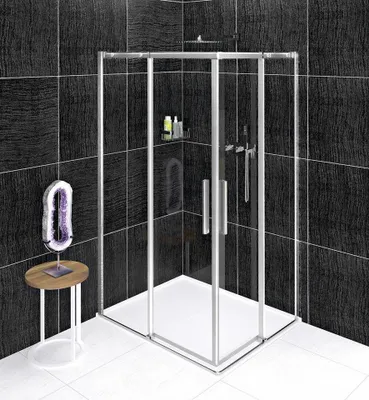 Produktbild von Polysan ALTIS Rechteckige Duschkabine 1000x800 mm, L/R Variante, Eckeinstieg