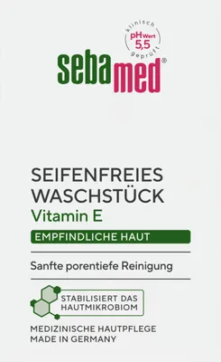 Produktbild von Sebamed seifenfreies Waschstück 50 g