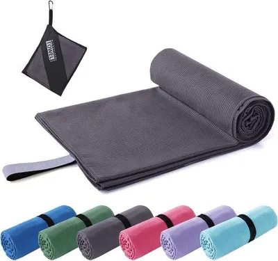 Produktbild von Famanu Mikrofaser-Handtuch Set - schnell trocknend und ultraleicht - ideal für Bad, Strand und Sport