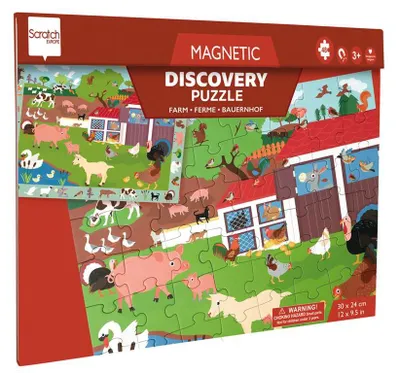 Immagine prodotto di Puzzle magnetico "La fattoria" 2 in 1