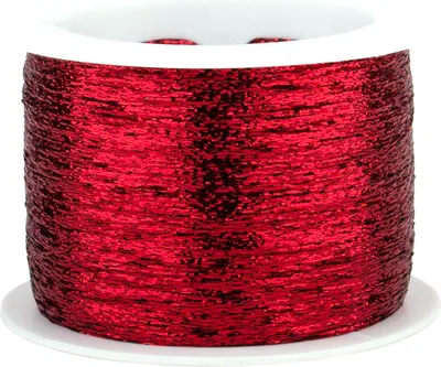 Produktbild von Woolly Hugs Glitzer,25 g/1000m, Beilaufgarn z. Mitstricken, (304 rot)