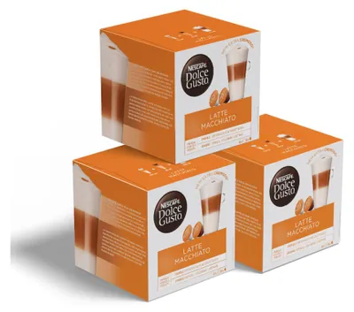 Image de Nescafé Dolce Gusto latte macchiato Capsules de café 3x16 capsules