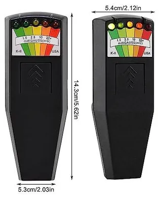 Zdjęcie produktu dla Detektor promieniowania elektromagnetycznego K2 5 LED miernik do domu biura