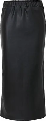 Produktbild von Forplay Langer Rock Damen ELLI schwarz Basics, Rockwear 100% Polyurethan L