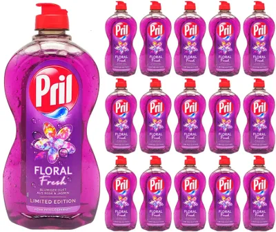 Produktbild von 16x Pril Spülmittel FLORAL FRESH 450ml | Rose Jasmin Duft | Limited Edition