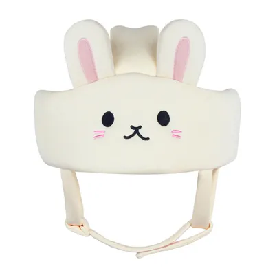 Produktbild von 360°Anti-Kollision Baby Helm Kopfschutz, Verstellbarer Kopfschutz Baby Sicherheitshelme für 8 bis 60 Monate, Weiß
