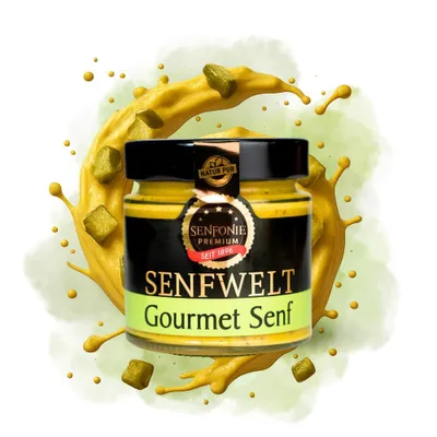 Produktbild von Gourmet Senf mit Gurke, 180 ml