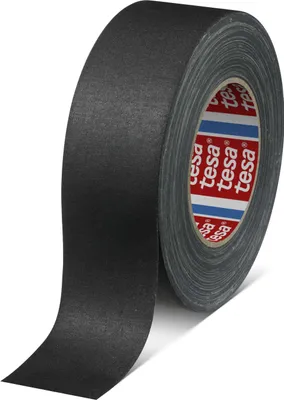 Produktbild von 3 Rollen tesa 4671 Acrylatbeschichtetes Gewebeband, 50 m x 50 mm, schwarz