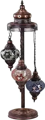 Obrázek produktu pro Stolní lampa Stolní lampa Svítidla vícebarevné lampy Skleněné