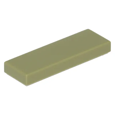 Produktbild von Lego® 1x3 Fliesen 63864 - 100 Stück Olivegrün