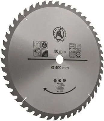 Image de Lame de scie circulaire au carbure | Ø 400 x 30 x 3,4 mm | 48 dents