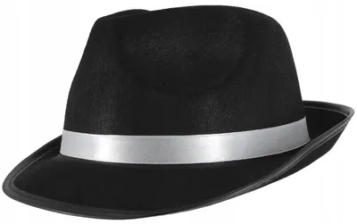 Image de PartyPal Chapeau Gangster Noir Accessoire Carnaval