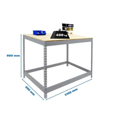 Produktbild von Simonrack Werkbank SIMONWORK BASIC 1 silber 210,0 x 60,0 x 90,0 cm