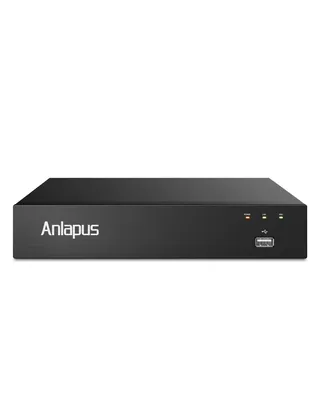 Produktbild von Anlapus 4K 8CH H.265+ DVR Videoueberwachungsrekorder ohne Festplatte, unterstuetzt 8MP/5MP/2MP HD-TVI/CVI/AHD/CVBS Kameras, 8-Kanal BNC, HDMI 4K