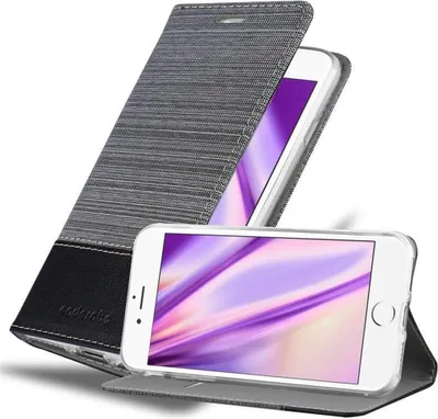 Produktbild von Cadorabo Hülle für Apple iPhone 6 / 6S Schutzhülle in Grau Handy Hülle Etui Book Case Cover