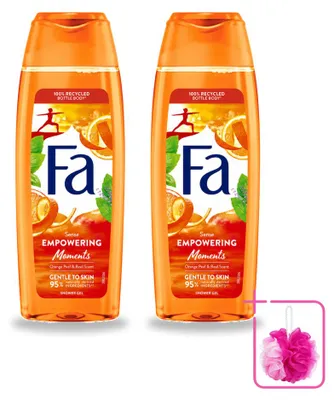 Imagen del producto de 2 unidades de gel de ducha Fa "Empowering Moments" - 250 ml - Paquete ahorro - 2 unidades
