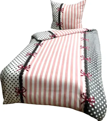 Produktbild von 2 tlg Bettwäsche 155x220 Flausch Winter Thermofleece warm kuschelig Weihnachten