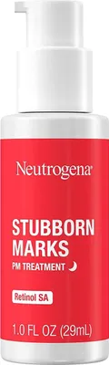 Produktbild von Gesichtsserum, Neutrogena, hartnäckige Flecken, Nachtbehandlung, mit Retinol SA, peelt sanft und stimuliert die Zellerneuerung, parfümfrei, 29ml, 29ml