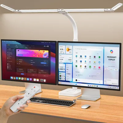 Obrázek produktu pro Stolní lampa, LED, stmívatelná, 24 W, 80 cm, s funkcí nabíjení a dálkovým ovládáním