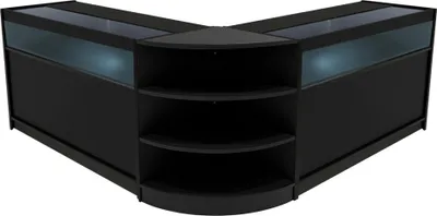 Immagine prodotto di Set di banconi illuminati a LED Theseus, modello LM60 + B1500 (2 pezzi) – colore nero