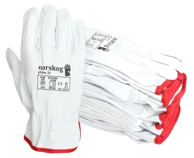Produktbild von Norskog Phlox Schweißerhandschuhe Ganzleder 10 Paar