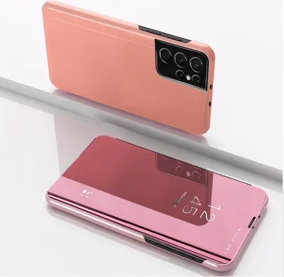 Produktbild von König Design Hülle kompatibel mit Samsung Galaxy S23 Ultra Kunstleder Handyhülle - Handy Case Rose Gold