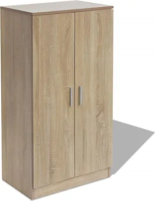 Produktbild von vidaXL Schuhschrank mit 7 Fächern Eiche-Optik