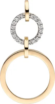 Produktbild von Anhänger 585 Gold Gelbgold 18 Diamanten Brillanten