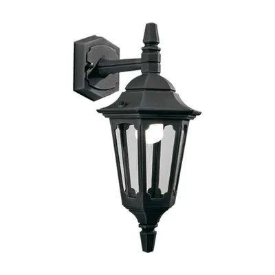 Produktbild von Elstead Parish Außen-Wandleuchte E27 Down Schwarz IP44,  UK