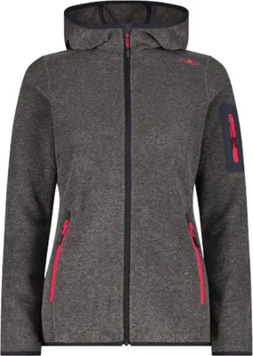 Produktbild von Woman Fleece Jacket FIX Hood antracite (U423) 42