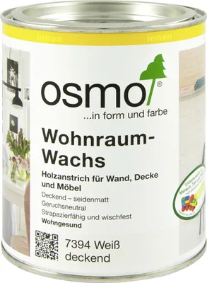Produktbild von Osmo Wohnraum - Wachs 750 ml weiß deckend