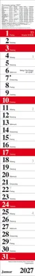Produktbild von Streifenplaner Praktika Rot 2027