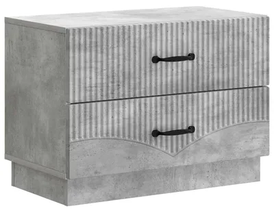 Zdjęcie produktu dla Szafka Nocna Betonowy szary 62 x 34,5 x 44,5 cm