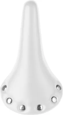 Image de Selle à rivets blanche avec 6 rivets en acier inoxydable