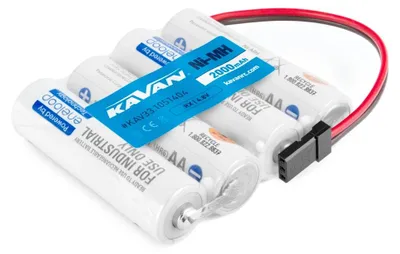 Imagen del producto de Kavan: 4 baterías de 4,8V, 2000 mAh para modelismo