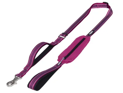 Zdjęcie produktu dla Malinowa smycz Nobby Kalea, długość: 140-180 cm