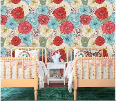 Produktbild von Coloray Fototapete 208x146 cm Vlies-Fototapete - Blumenverzierung