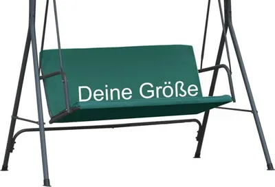 Produktbild von Personalisierter Ersatz-Sitzbezug, Jede Größe, Grün, Hollywoodschaukel, Sitzpolsterbezug, Schaukelsitzauflage [101]