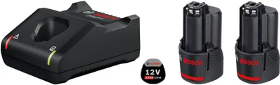 Zdjęcie produktu dla Bosch 1600A019R8 Bosch Basis Starter Set 2x2.0Ah + GAL 12V-40