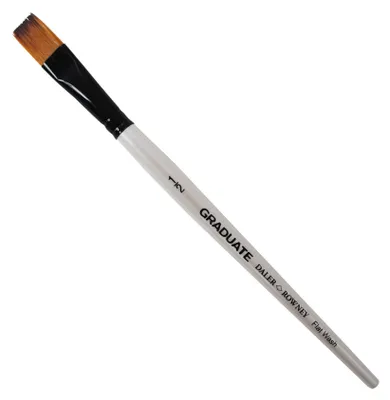 Produktbild von Daler Rowney Graduate Multi-Technique Brush Synthetic Flachpinsel 1/2