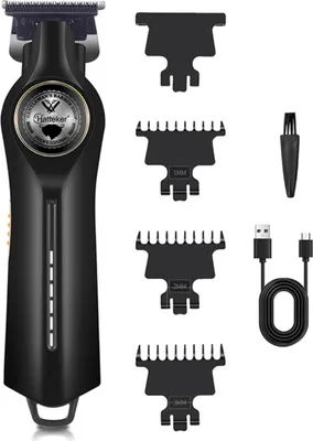 Immagine prodotto di INF Tagliacapelli Professionale Ricaricabile USB - Lama Staccabile per Fade & Calvizie Nero