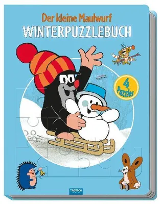 Produktbild von Trötsch Der kleine Maulwurf Winter Puzzlebuch