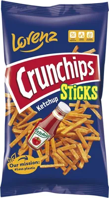 Immagine prodotto di Crunchips Sticks Patatine aromatizzate al ketchup 70 G